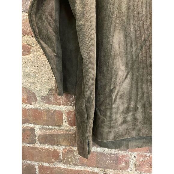 Lands’ End Super Soft Taupe Ribbed 1/4 Zip Long Sleeve Light Sweatshirt Women’s - Picture 12 of 16